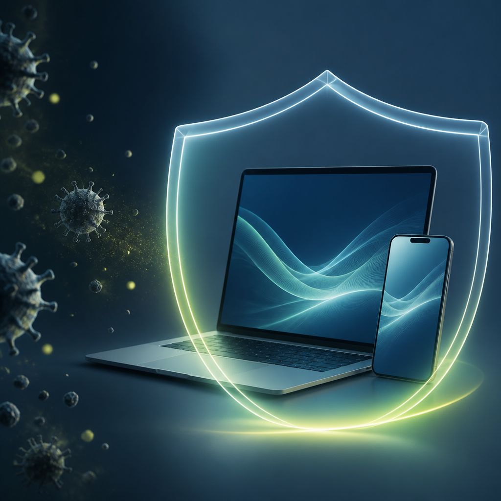 Antivirus-Schutz für digitale Geräte